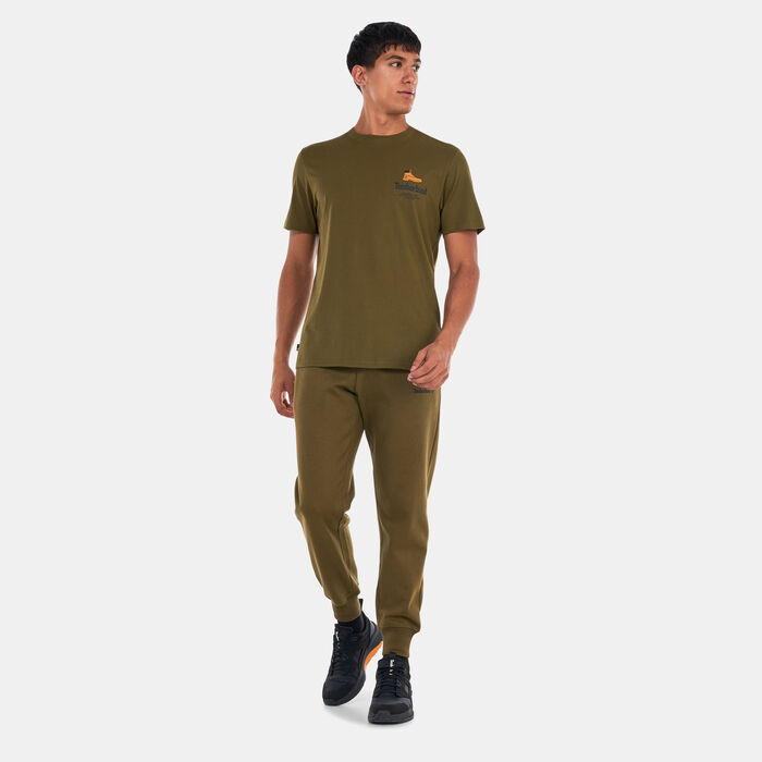 Timberland Men's Boot Logo T-Shirt Green image number 2