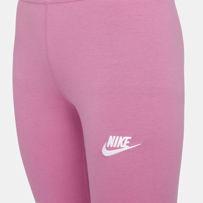 Nike Kids' Sportswear Classic High-Waisted Leggings Pink image number 2
