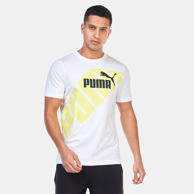 PUMA Men's Power Graphic T-Shirt White