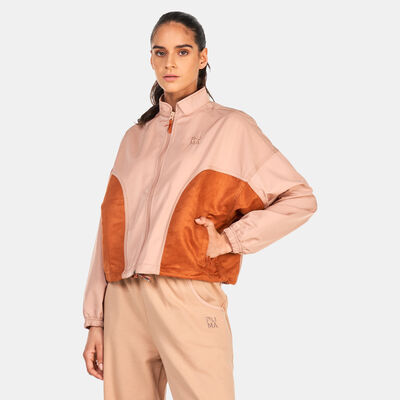 PUMA Women's INFUSE Woven Jacket Brown