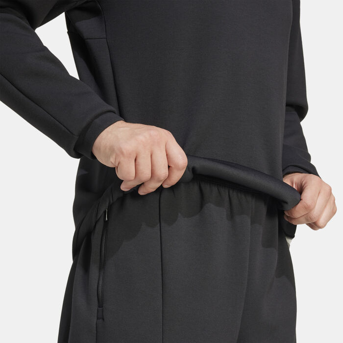 adidas Men's Designed for Training Sweatshirt Black image number 3