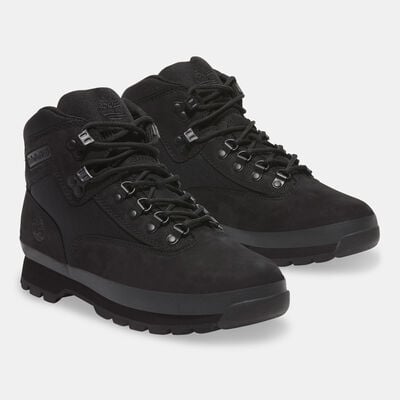 Timberland Men's Euro Hiker Mid Boots Black Timberland Men's Euro Hiker Mid Boots Black