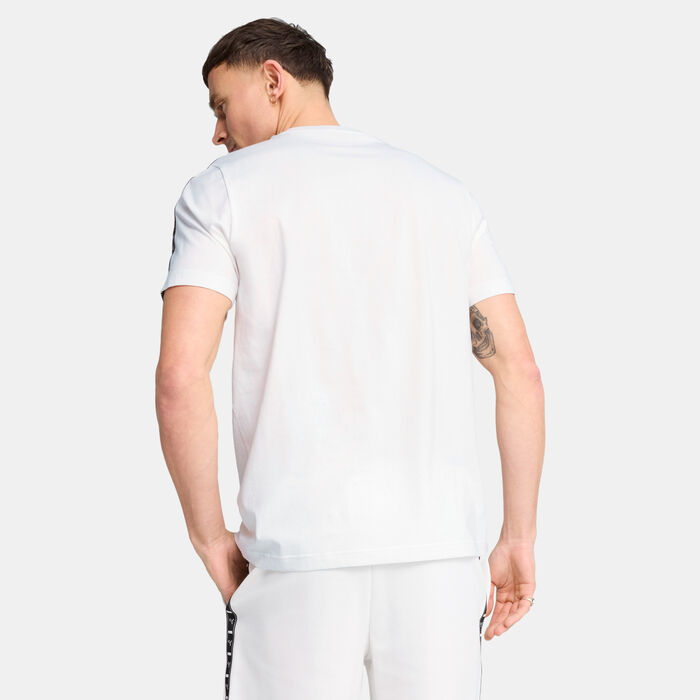 PUMA Men's Essentials+ Tape T-Shirt White PUMA Men's Essentials+ Tape T-Shirt White image number 1