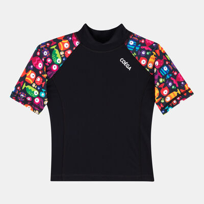 COEGA Kids' Swimming Rashguard Black
