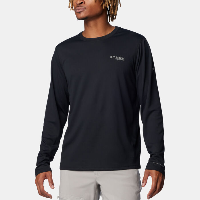 Columbia Men's Summit Valley Hiking T-Shirt Black Columbia Men's Summit Valley Hiking T-Shirt Black image number 0