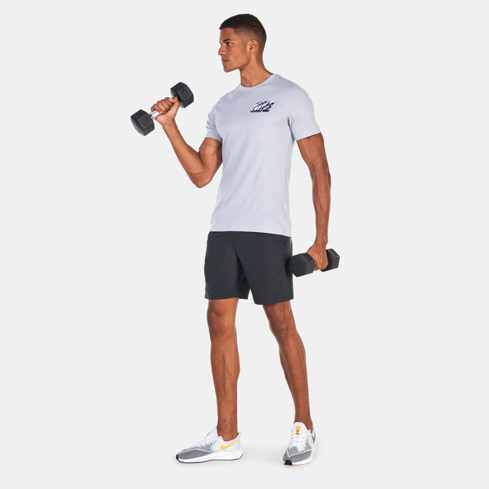 Nike Men's Dri-FIT Training T-Shirt Grey Nike Men's Dri-FIT Training T-Shirt Grey image number 2