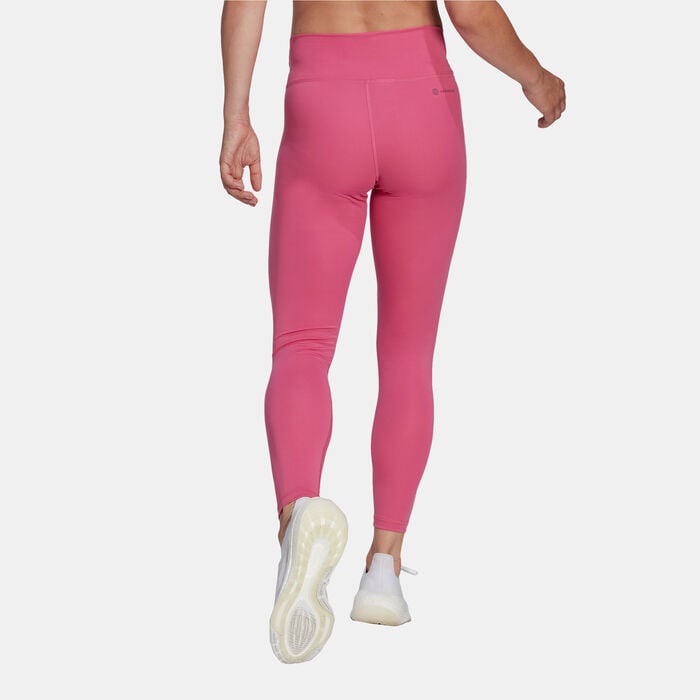 adidas Women’s Training Essentials 7/8 Training Leggings Pink adidas Women’s Training Essentials 7/8 Training Leggings Pink image number 1