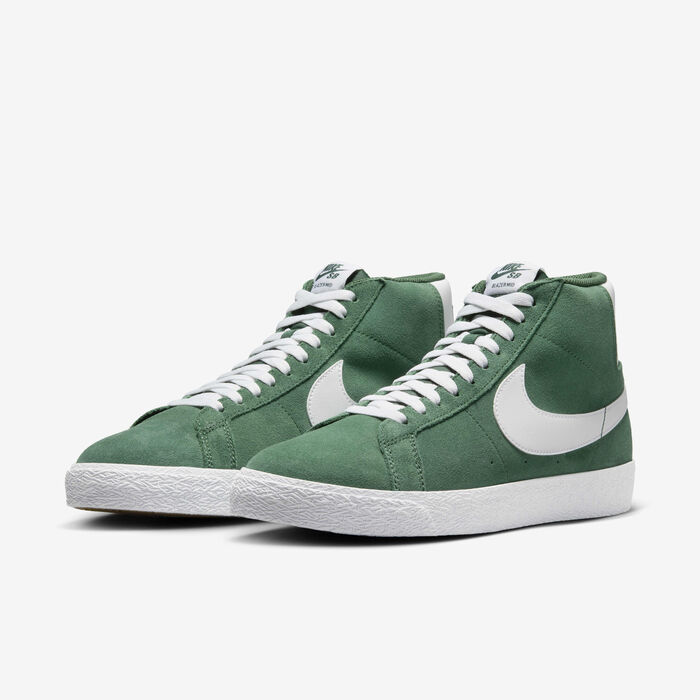 Nike SB Zoom Blazer Mid Skate Shoes Green Nike SB Zoom Blazer Mid Skate Shoes Green image number 4