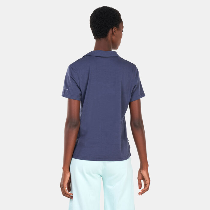 Columbia Women's Sun Trek™ Polo Shirt Blue image number 1