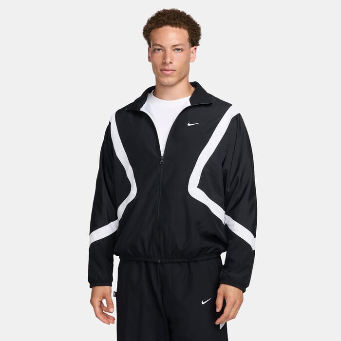 Nike Men's Icon Woven Basketball Jacket Black Nike Men's Icon Woven Basketball Jacket Black image number 0