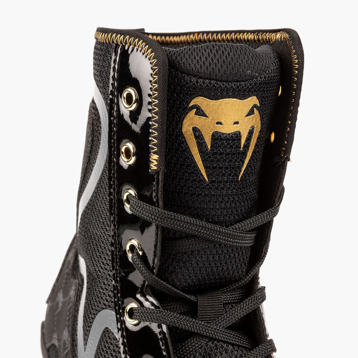Venum Men's Elite Evo Monogram Boxing Shoe Black Venum Men's Elite Evo Monogram Boxing Shoe Black image number 4