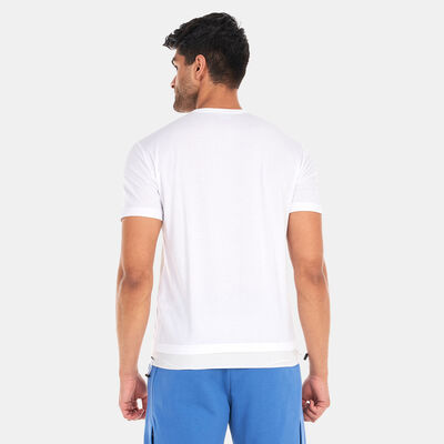 EA7 Emporio Armani Men's Tape Logo T-shirt White EA7 Emporio Armani Men's Tape Logo T-shirt White