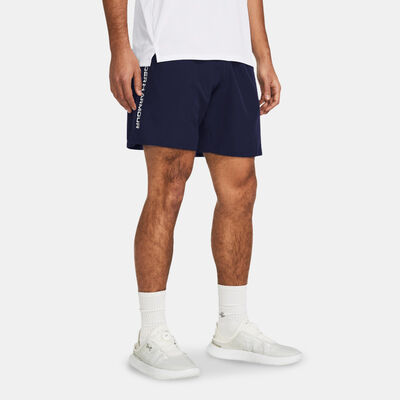 Under Armour Men's Tech Woven Wordmark Training Shorts Blue