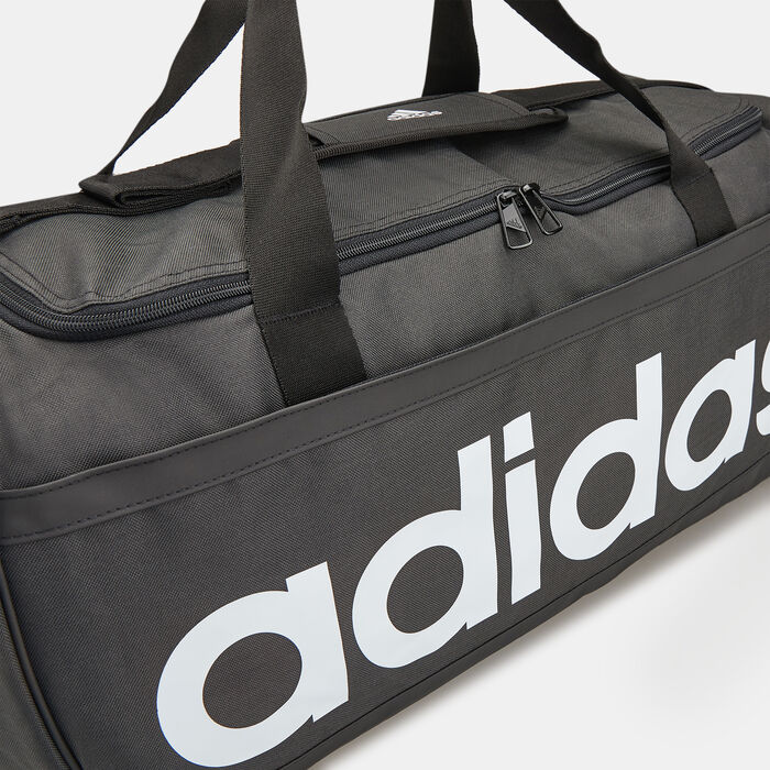 adidas Men's Essentials Linear Duffel Bag (Medium) Black image number 3
