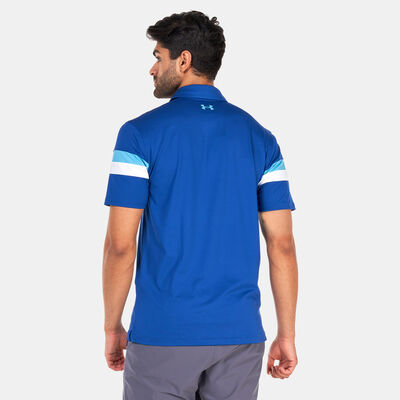 Under Armour Men's T2G Color Block Polo Shirt Blue Under Armour Men's T2G Color Block Polo Shirt Blue