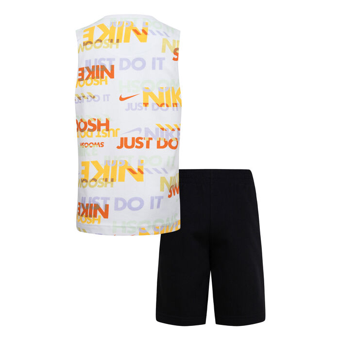 Nike Kids' Tank Top and Shorts Set Black Nike Kids' Tank Top and Shorts Set Black image number 1
