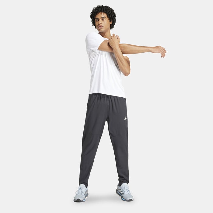 adidas Men's Own the Run 3-Stripes Pants Black adidas Men's Own the Run 3-Stripes Pants Black image number 2