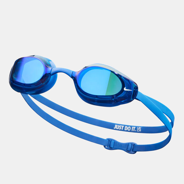 Nike Swim Vapor Mirror Performance Swimming Goggles Blue Nike Swim Vapor Mirror Performance Swimming Goggles Blue image number 0