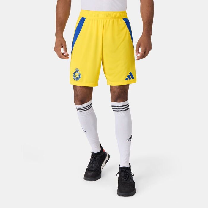 adidas Men's Al Nassr 24/25 Home Football Shorts yellow adidas Men's Al Nassr 24/25 Home Football Shorts yellow image number 0