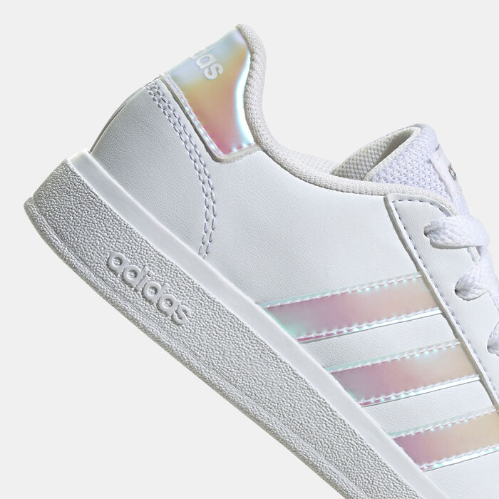 adidas Kids' Grand Court 2.0 Tennis Shoes White adidas Kids' Grand Court 2.0 Tennis Shoes White image number 9