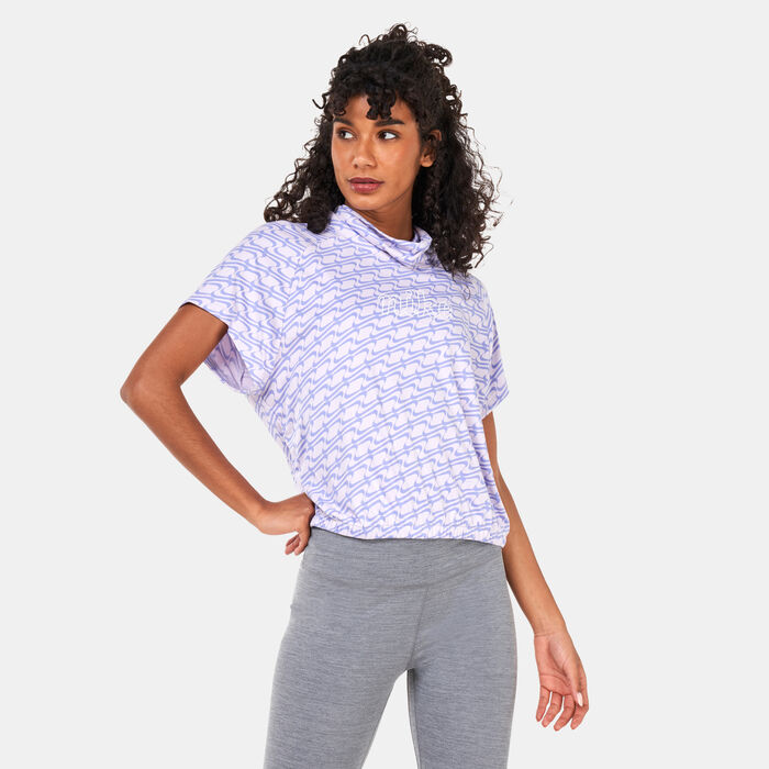 Nike Women's Dri-FIT Icon Clash T-Shirt Purple Nike Women's Dri-FIT Icon Clash T-Shirt Purple image number 0