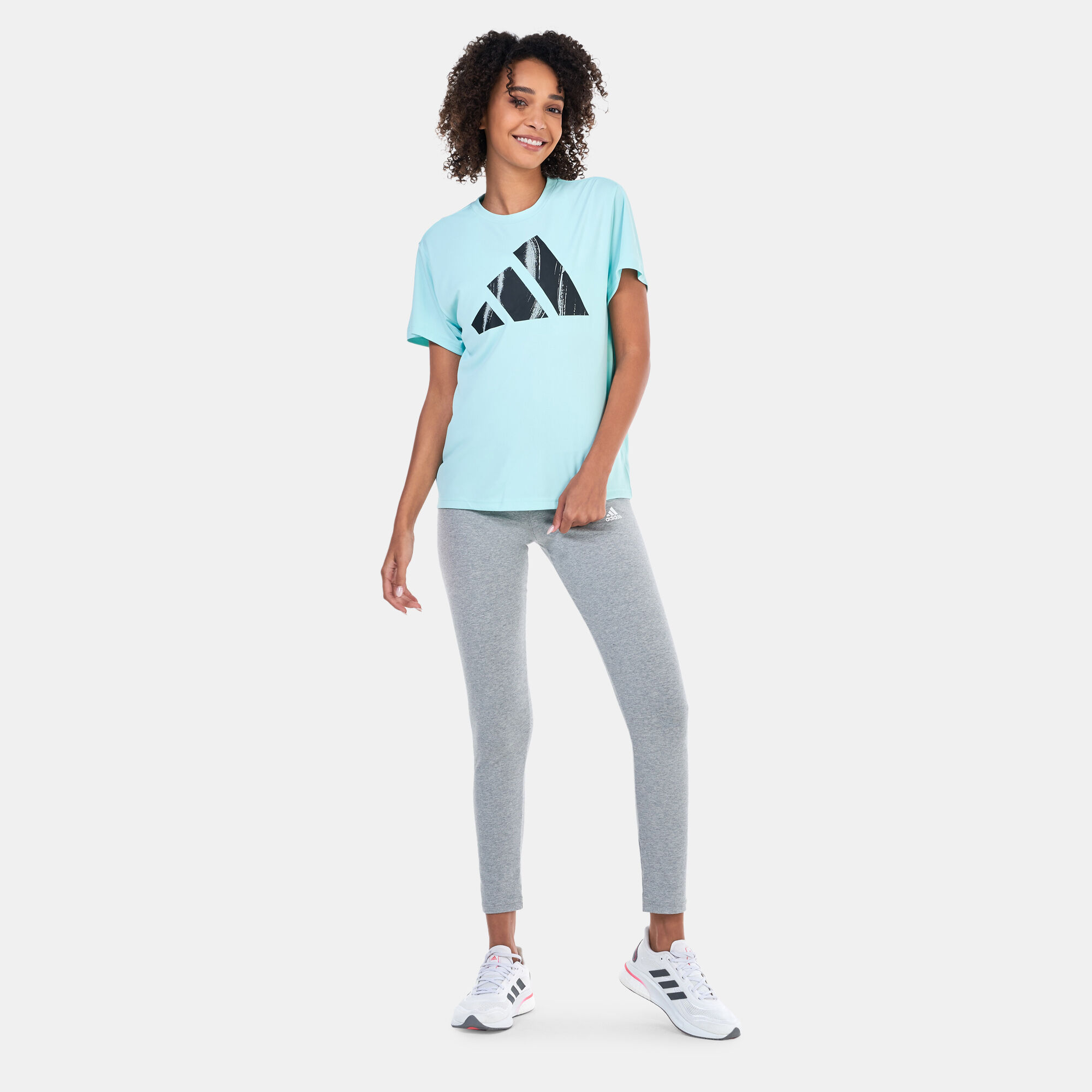 Adidas t shirt and leggings set outlet