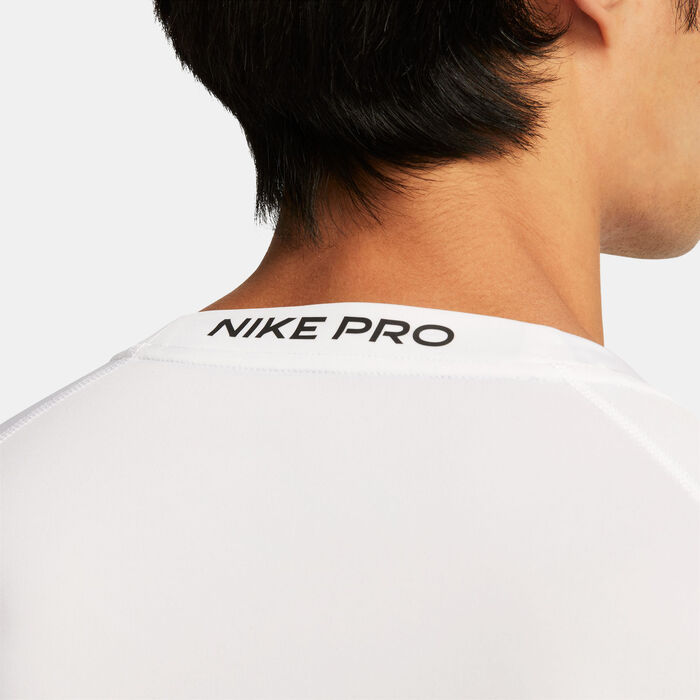Nike Men's Pro Dri-FIT Training Top White Nike Men's Pro Dri-FIT Training Top White image number 3