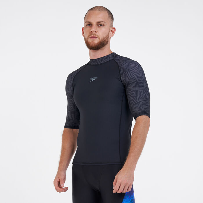 Speedo Men's Pulse Rashguard Black Speedo Men's Pulse Rashguard Black image number 0