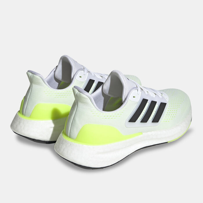 adidas Men's Pureboost 23 Running Shoes Green adidas Men's Pureboost 23 Running Shoes Green image number 2