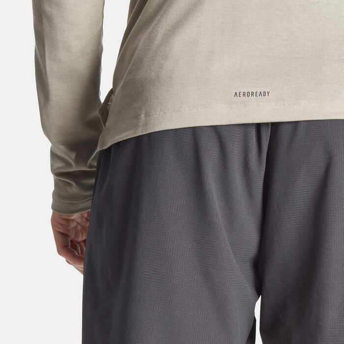 adidas Men's Workout Training T-Shirt Brown image number 4