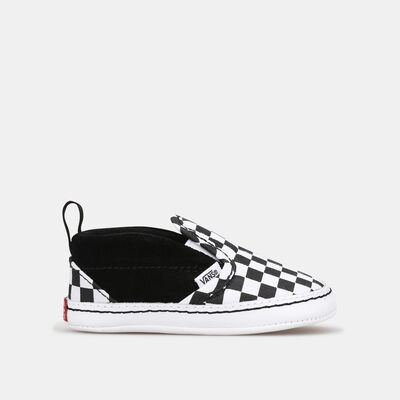 Vans Kids' Checker Slip-On V Crib Unisex Shoe (Baby & Toddler) Multi-Color Vans Kids' Checker Slip-On V Crib Unisex Shoe (Baby & Toddler) Multi-Color