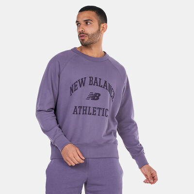 New Balance Men's Athletics Varsity Sweatshirt Purple New Balance Men's Athletics Varsity Sweatshirt Purple