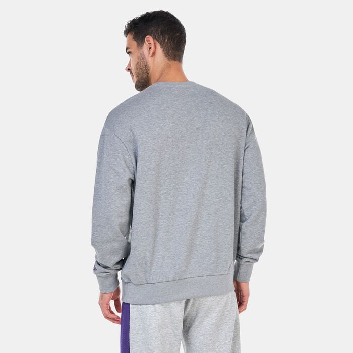 New Era Men's NBA Los Angeles Lakers Arch Graphic Sweatshirt Grey New Era Men's NBA Los Angeles Lakers Arch Graphic Sweatshirt Grey image number 1
