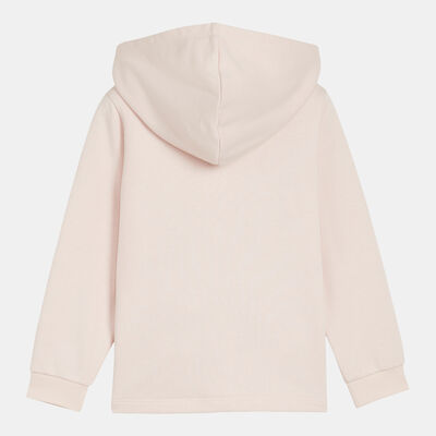 PUMA Kids' Essential+ Full-Zip Hoodie Pink PUMA Kids' Essential+ Full-Zip Hoodie Pink