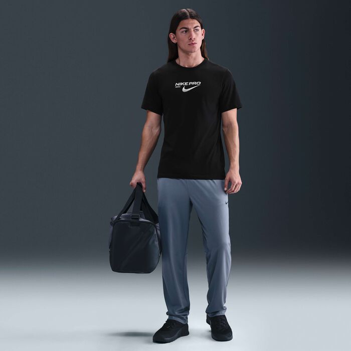 Nike Men's Pro Dri-FIT Training T-Shirt Black Nike Men's Pro Dri-FIT Training T-Shirt Black image number 3