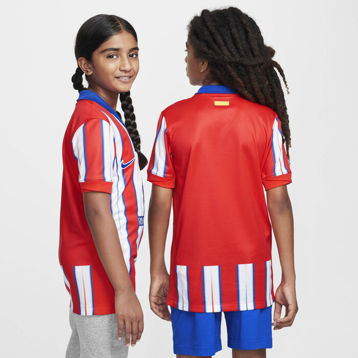 Nike Kids' Atlético Madrid 24/25 Home Replica Football Jersey Red Nike Kids' Atlético Madrid 24/25 Home Replica Football Jersey Red image number 1