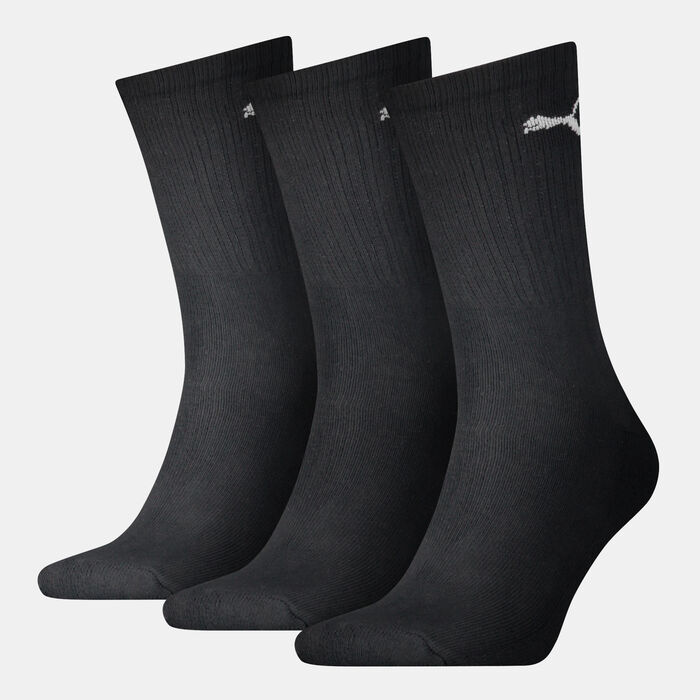 PUMA Sport Light Crew Socks (3 Pairs) Black PUMA Sport Light Crew Socks (3 Pairs) Black image number 0