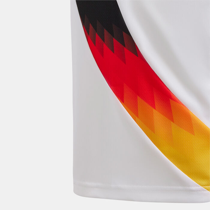 adidas Kids' Germany Replica Home Football Shorts - 2024 White adidas Kids' Germany Replica Home Football Shorts - 2024 White image number 4