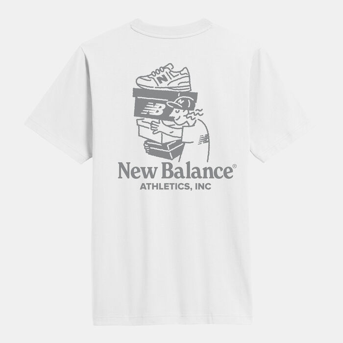 New Balance Men's Everyday Athlete T-Shirt White image number 1