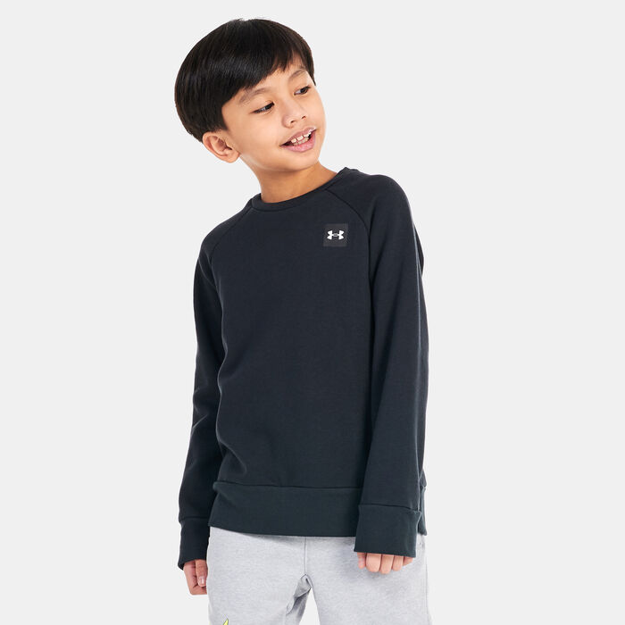 Under Armour Kids' UA Rival Fleece Sweatshirt Black Under Armour Kids' UA Rival Fleece Sweatshirt Black image number 0