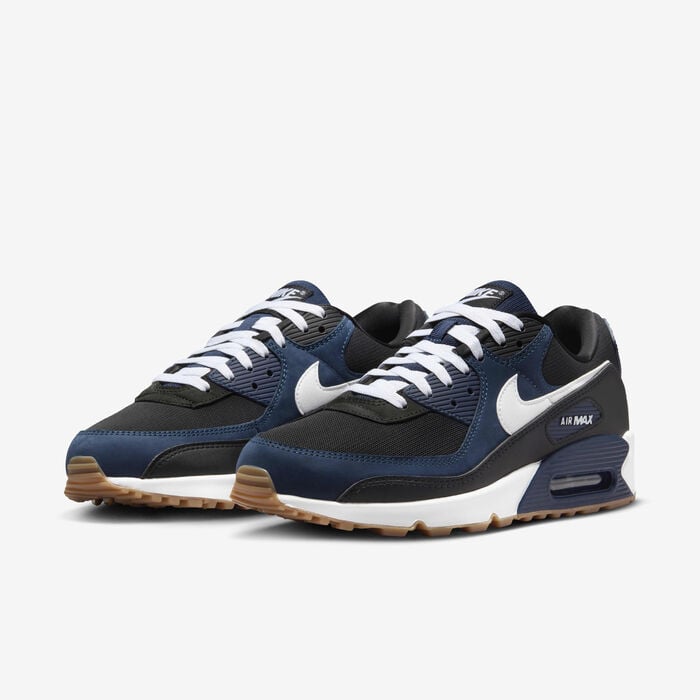 Nike Air Max 90 Men's Shoes Blue Nike Air Max 90 Men's Shoes Blue image number 4