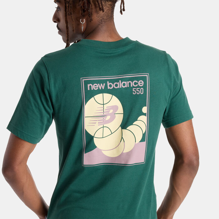 New Balance Men's New Balance 550 T-Shirt Green image number 4
