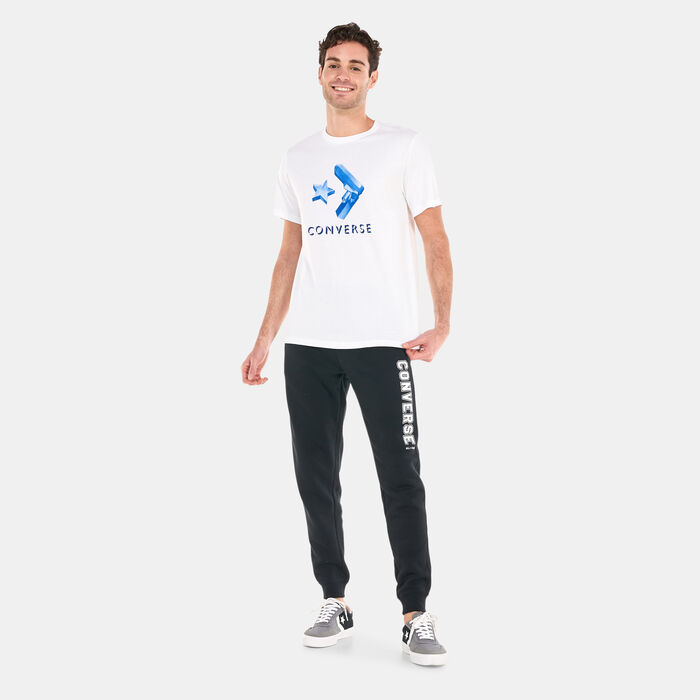 Converse Embroidered Logo Joggers Black Converse Embroidered Logo Joggers Black image number 2