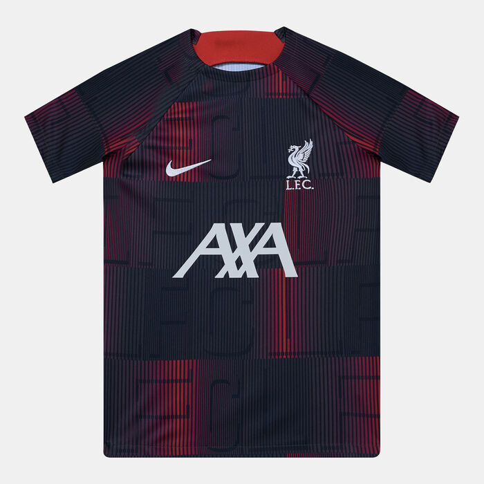 Nike Kids' Liverpool F.C. Academy Pro Dri-FIT Football Pre-Match Top Black Nike Kids' Liverpool F.C. Academy Pro Dri-FIT Football Pre-Match Top Black image number 0