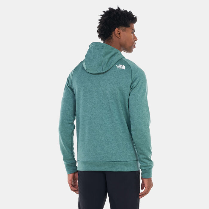 The North Face Men's Reaxion Fleece Hoodie Green image number 1