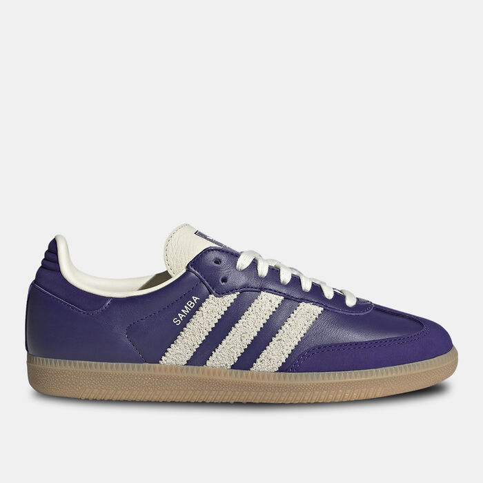 adidas Originals Women's Samba OG Shoes Blue adidas Originals Women's Samba OG Shoes Blue image number 0