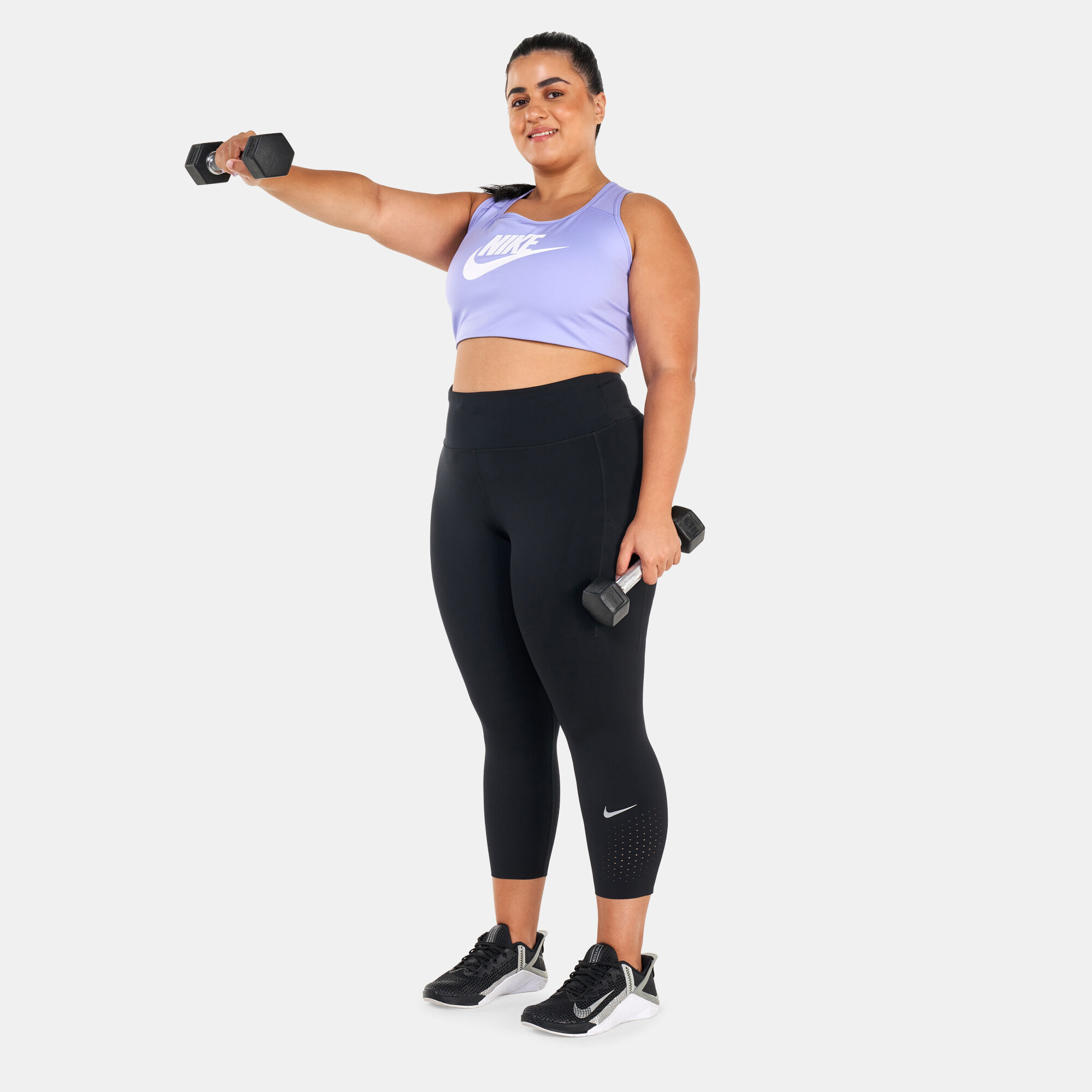 Buy Nike Women s Epic Luxe Running Leggings Plus Size Black in