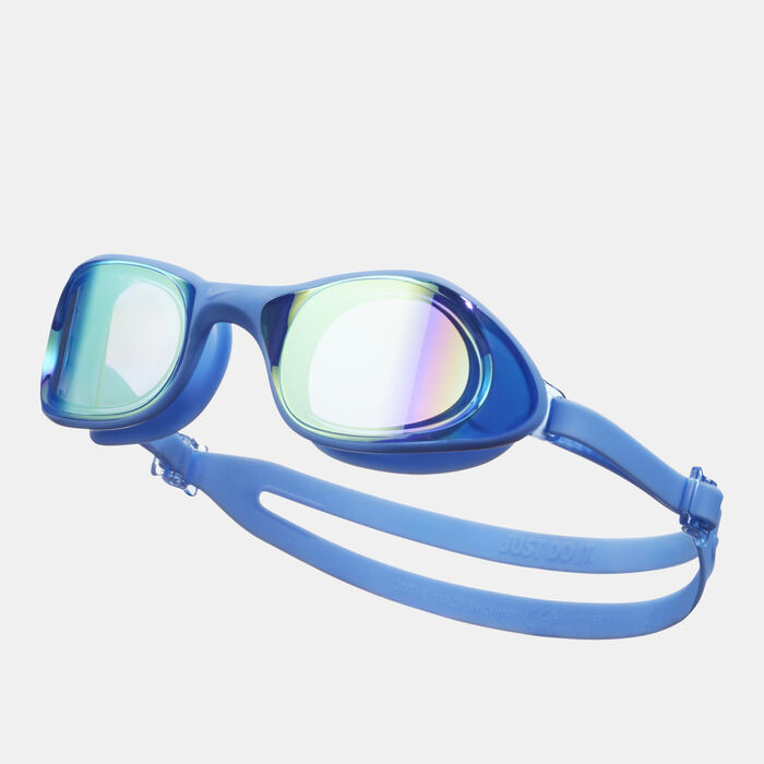 Nike Swim Men's Expanse Mirrored Swimming Goggles Blue image number 0