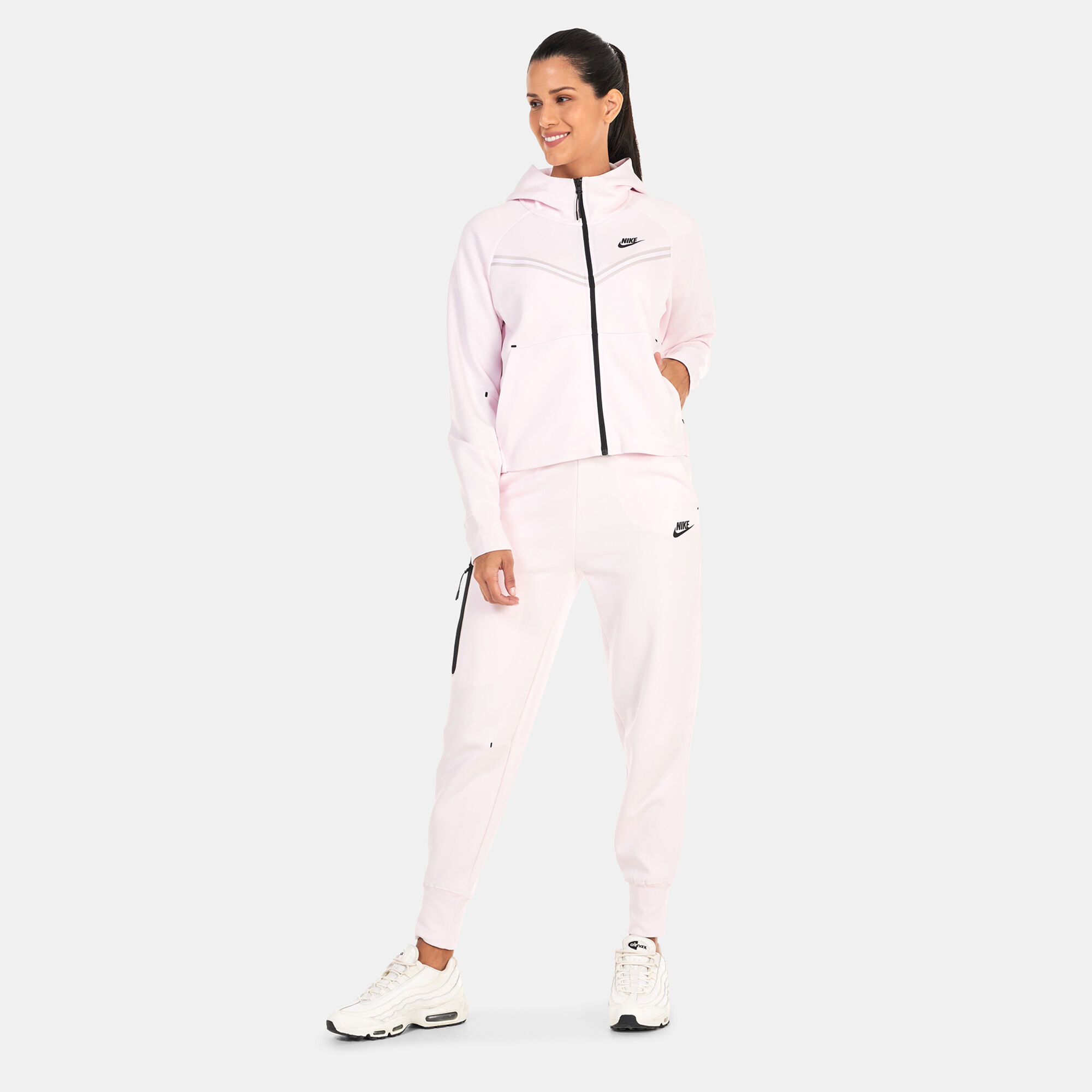 Pink nike tech fleece tracksuit best sale