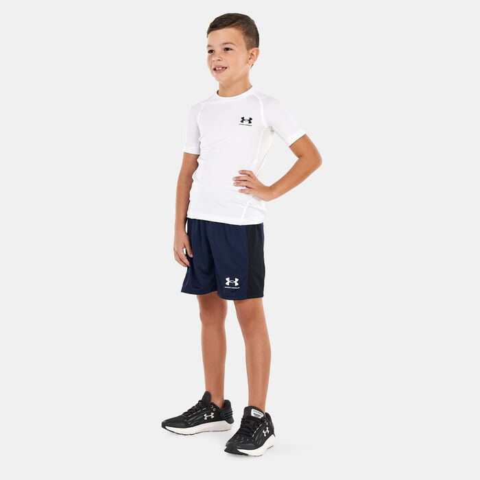 Under Armour Kids' HeatGear® Armour T-Shirt White Under Armour Kids' HeatGear® Armour T-Shirt White image number 2